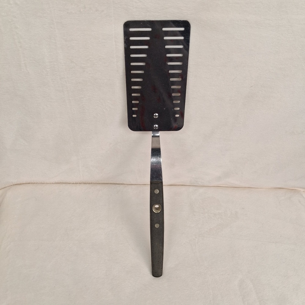 Vintage Flint Arrowhead Slotted Spatula USA  Mid Century Some Read